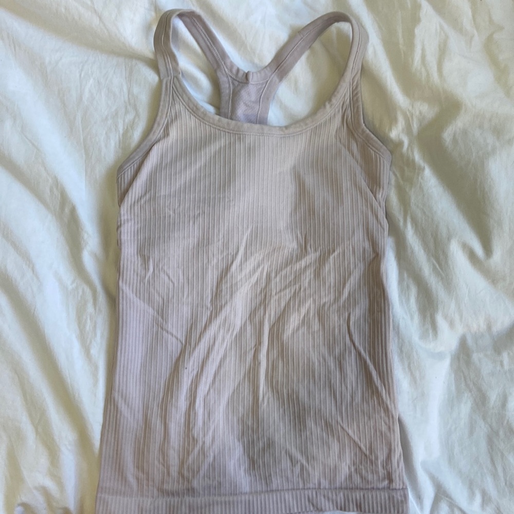 Lululemon tank top with built in supportive bra